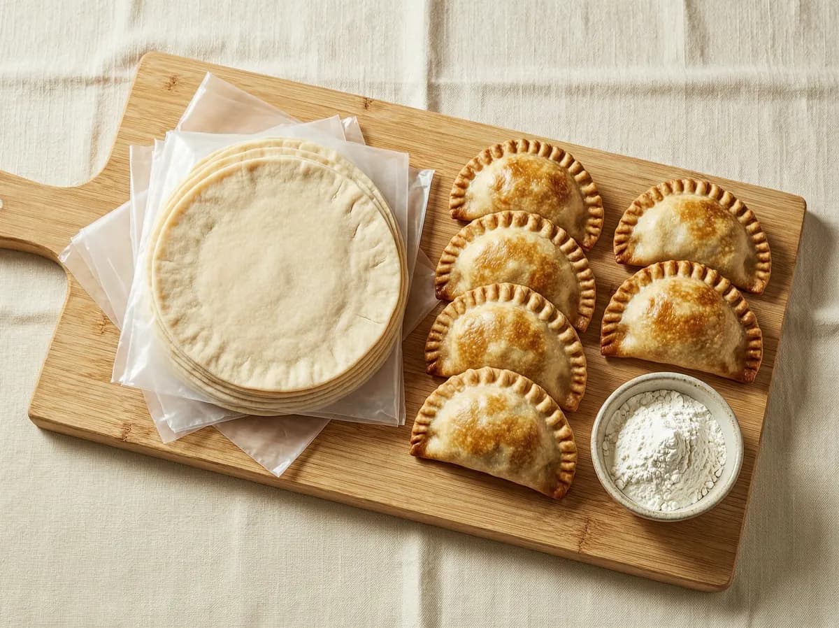 Tapas para empanadas y empanadas horneadas